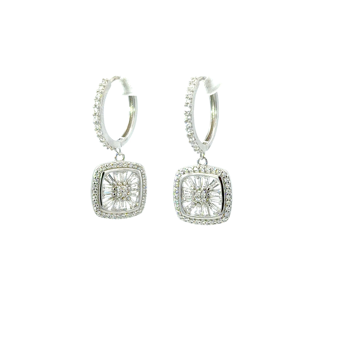 Sterling Silver Huggie Hoop Earrings