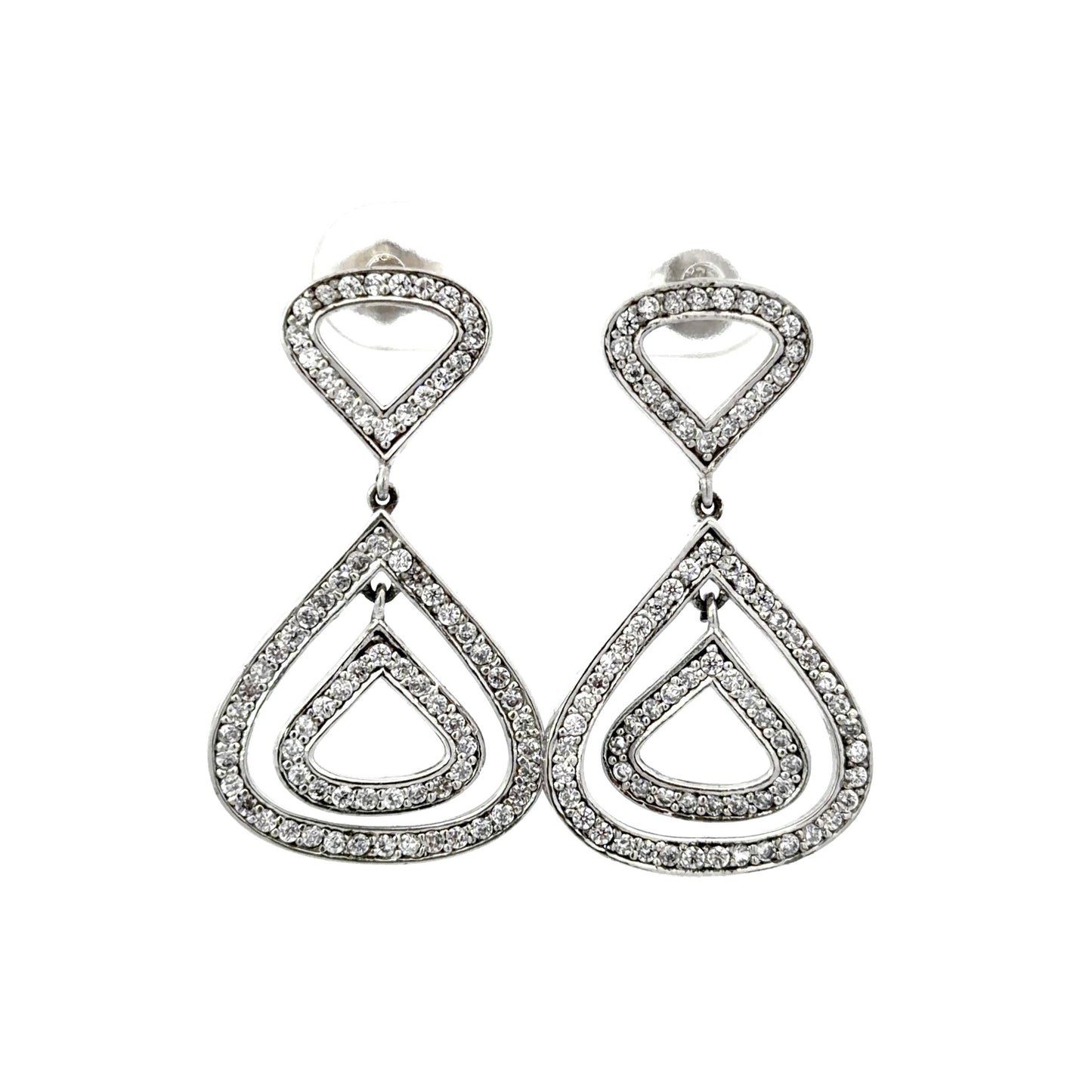 Pear-shaped Drop Earrings