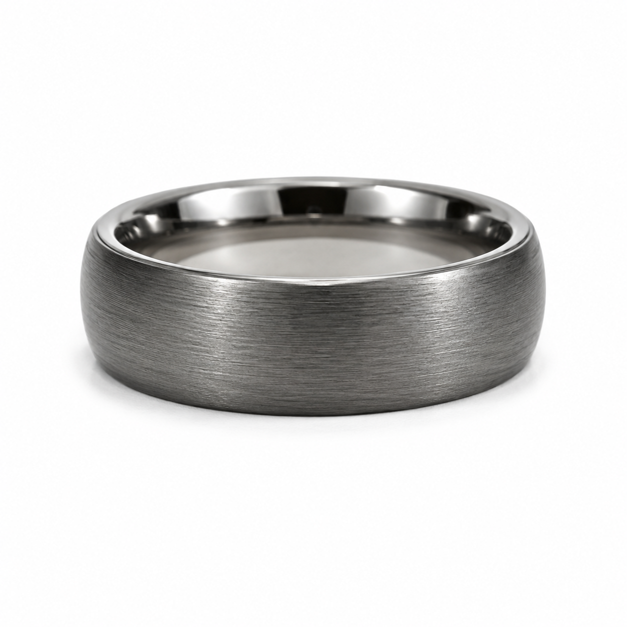Classic Brushed Domed 6MM Tungsten Band
