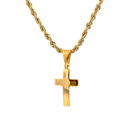 Stainless Steel Minimalist Cross Pendant