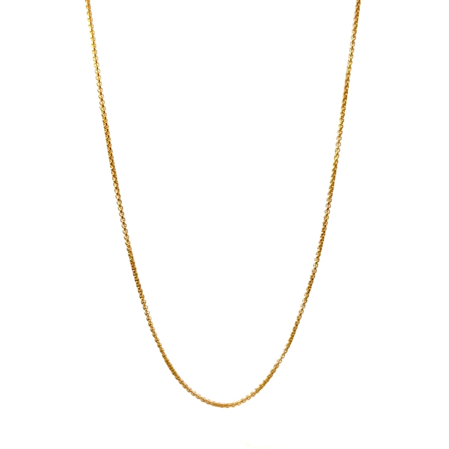 Gold Plated 5MM Box Chain Necklace