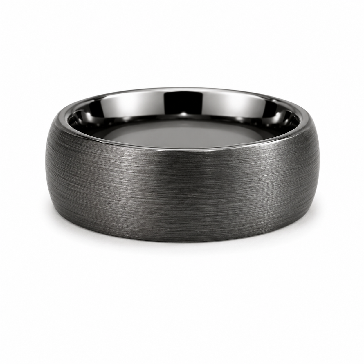Brushed Charcoal 8 MM Tungsten Band