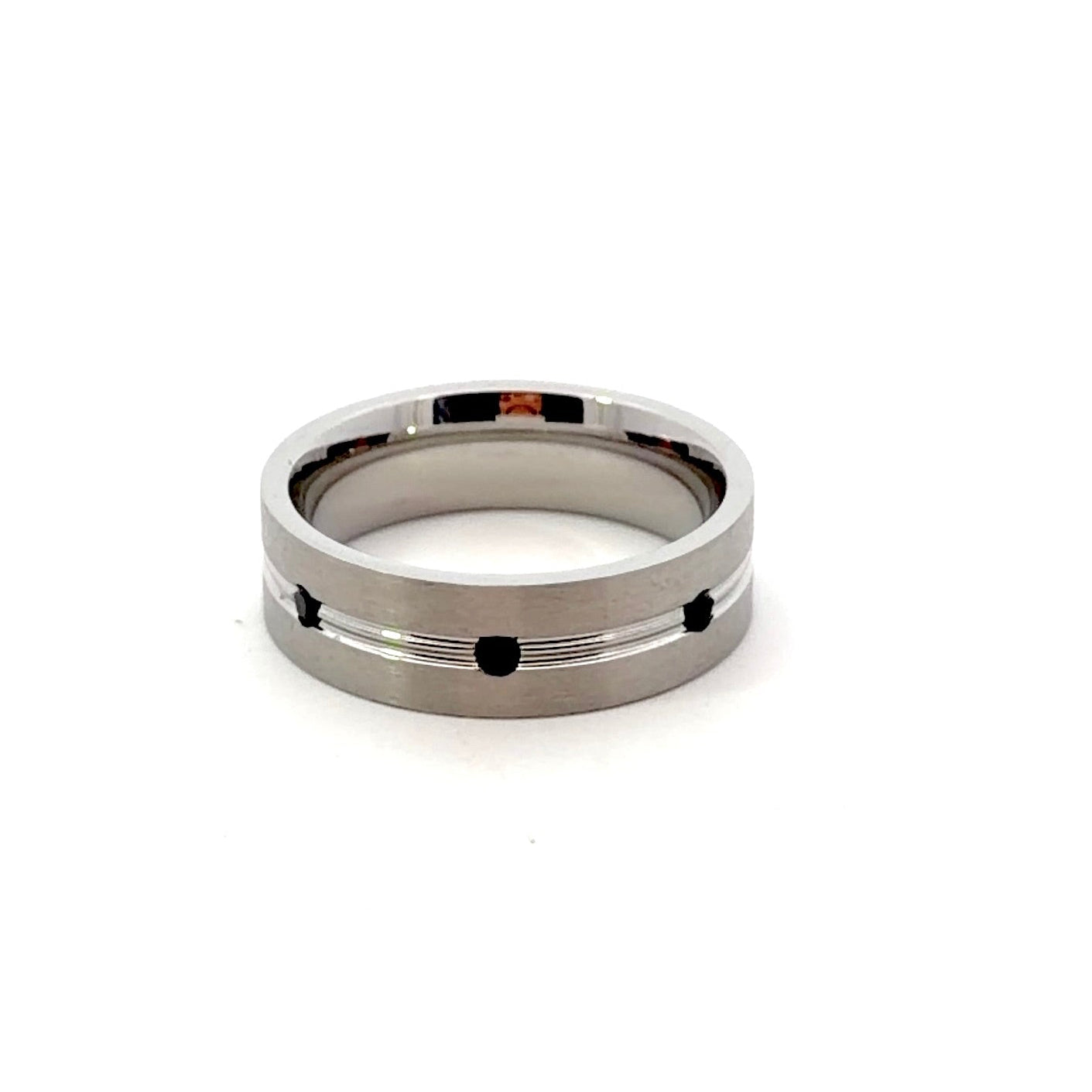 Contemporary Alternative Metal Men's Wedding Band
