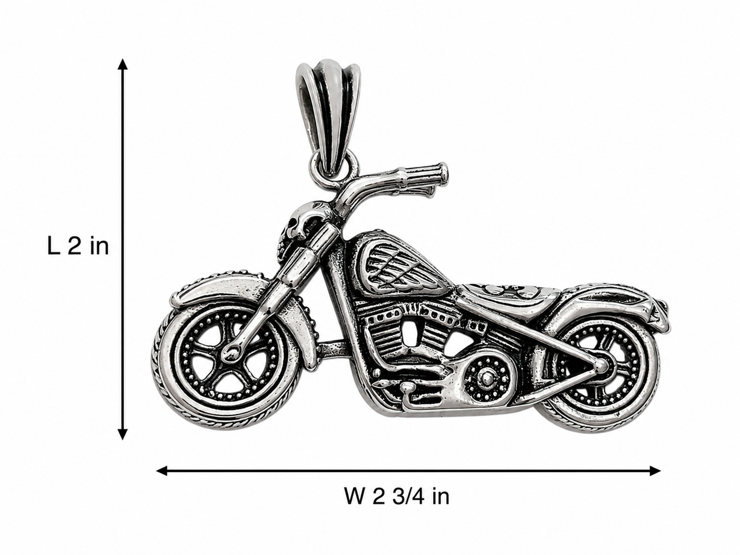 Stainless Steel Motorcycle Pendant