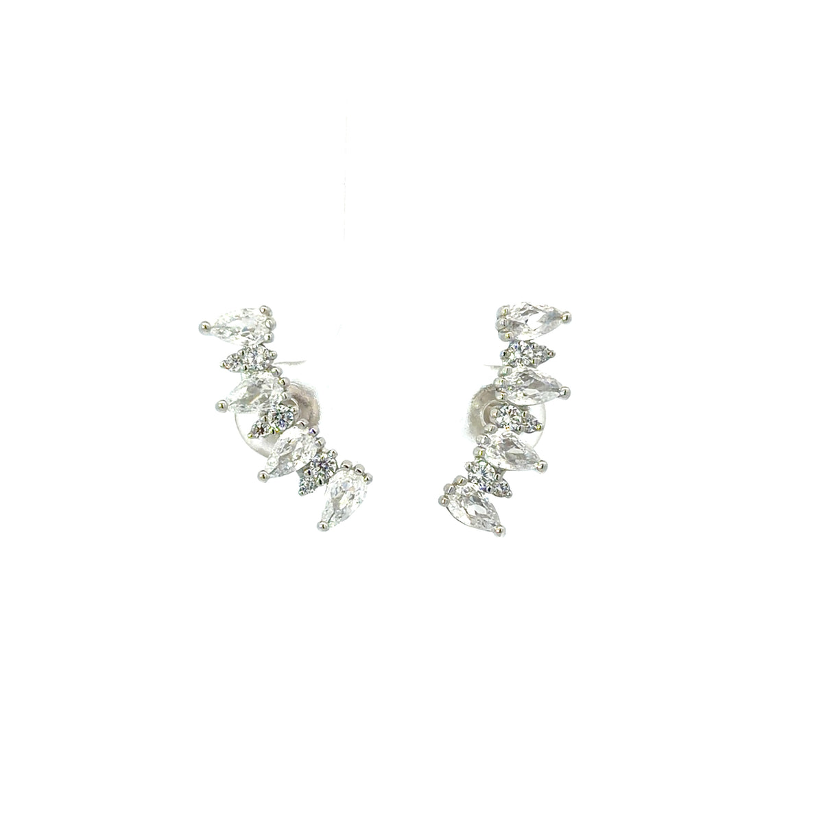 Sterling Silver Ear Climber Earrings