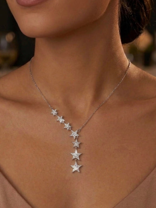Sterling Silver Shooting Star Necklace