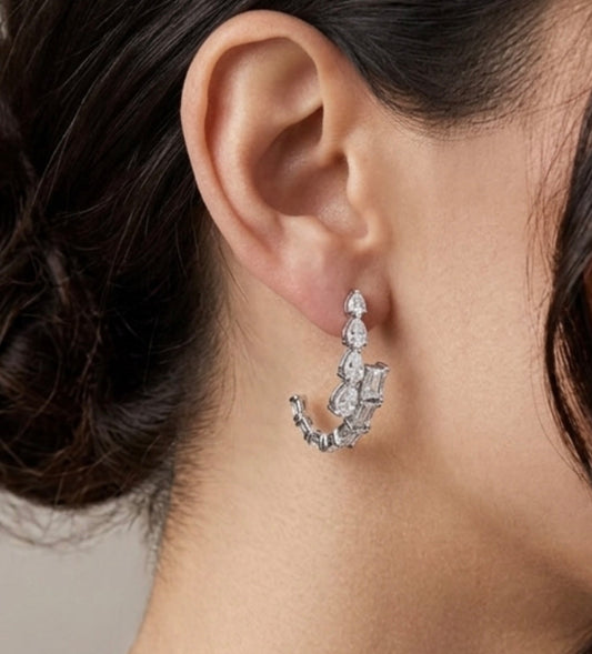Half Hoop Earrings