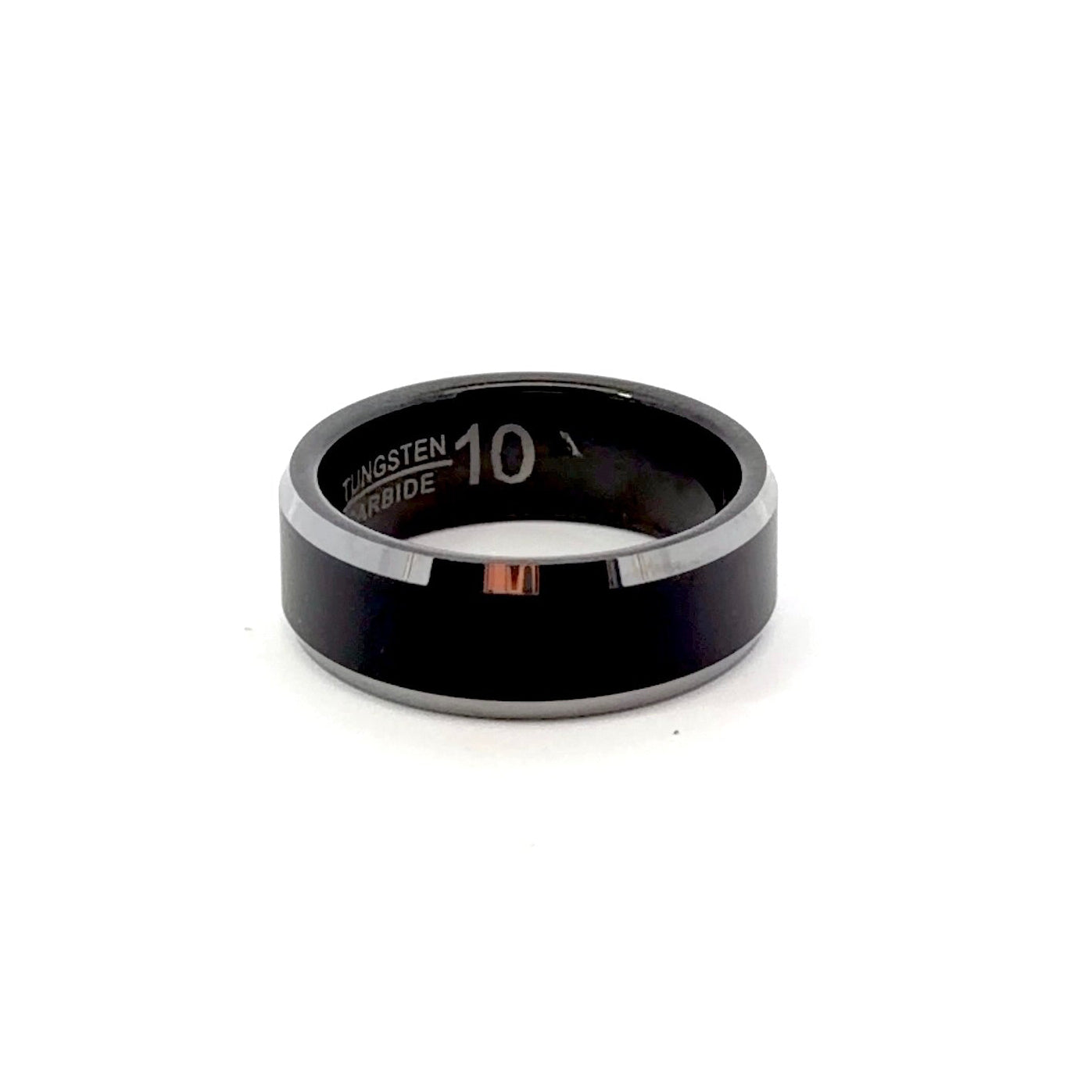 Black Tungsten Carbide Eternity Ring