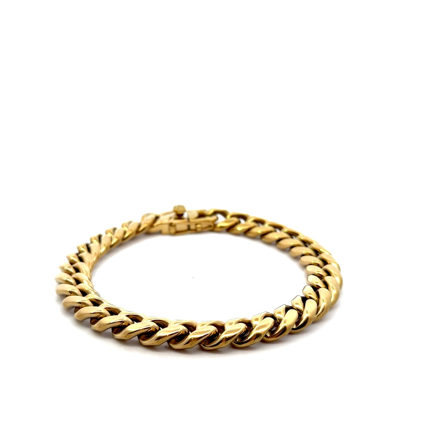 Gold Plated Cuban Link Men’s Bracelet