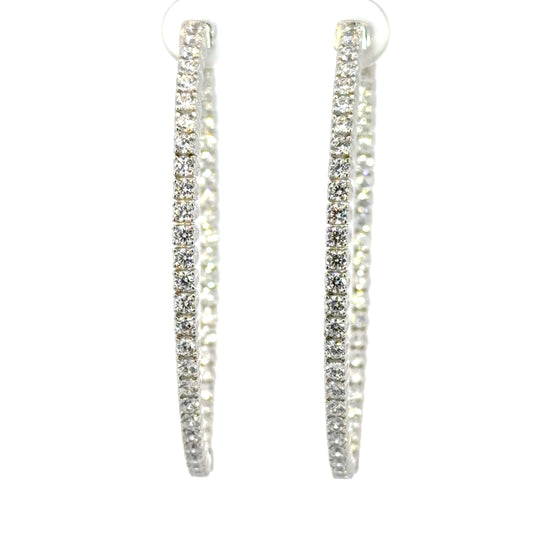 Oval Hoop Earrings