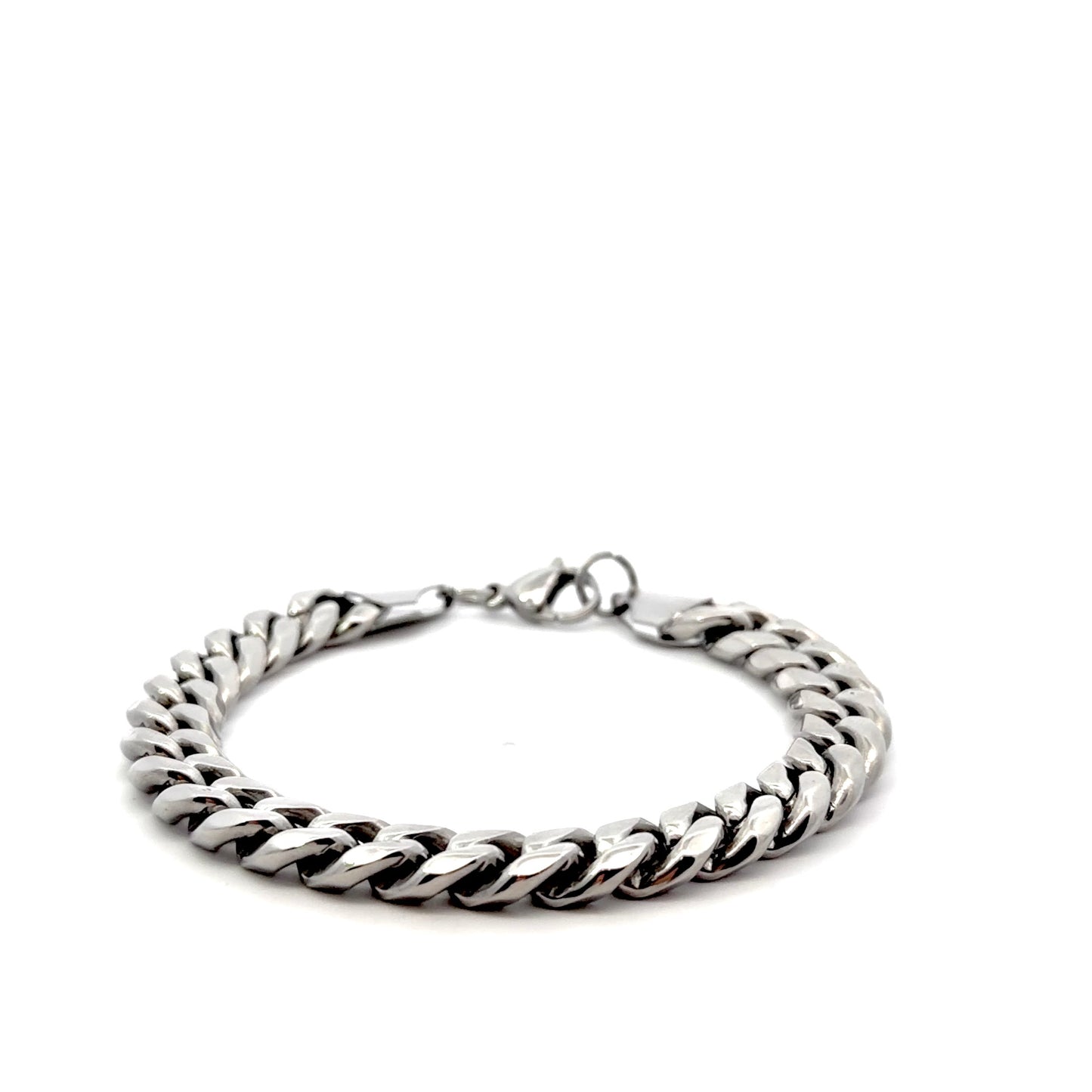 Classic Stainless Steel 10MM Cuban Link Chain Bracelet