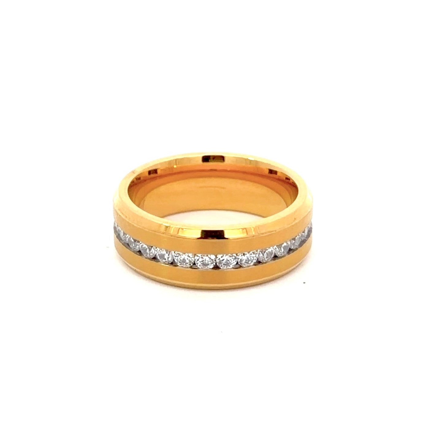 Classic Gold Plated Men’s Eternity Ring