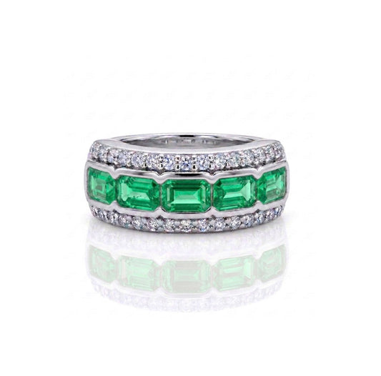 Sterling Silver Wide Ladies Band