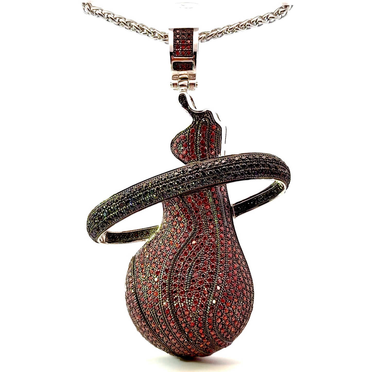Stainless Steel Miami Heat Pendant