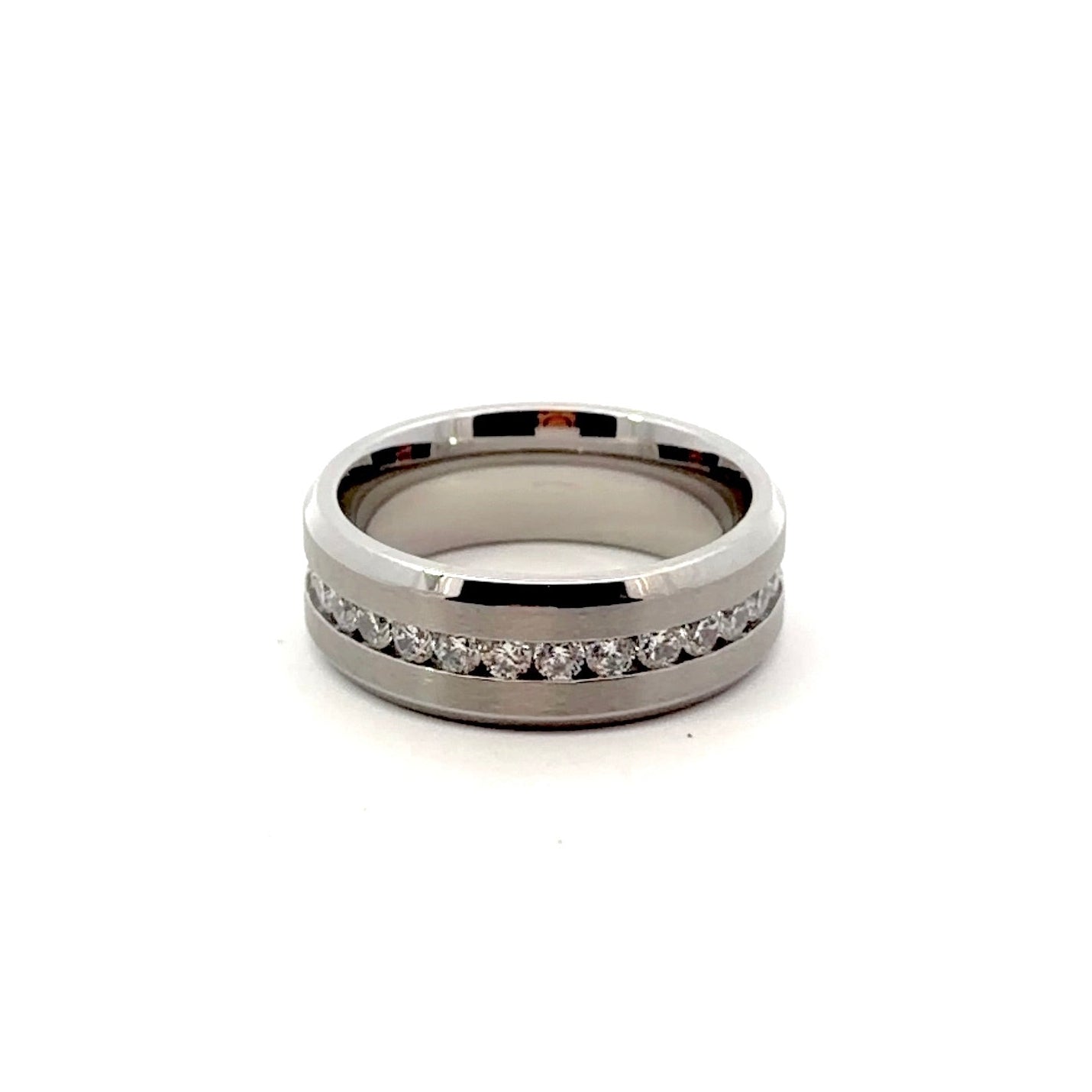 Men's Channel-set Eternity Wedding Band