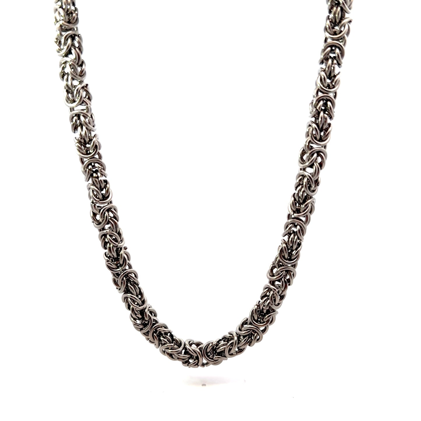 Stainless Steel Chainmail Men’s Chain Necklace