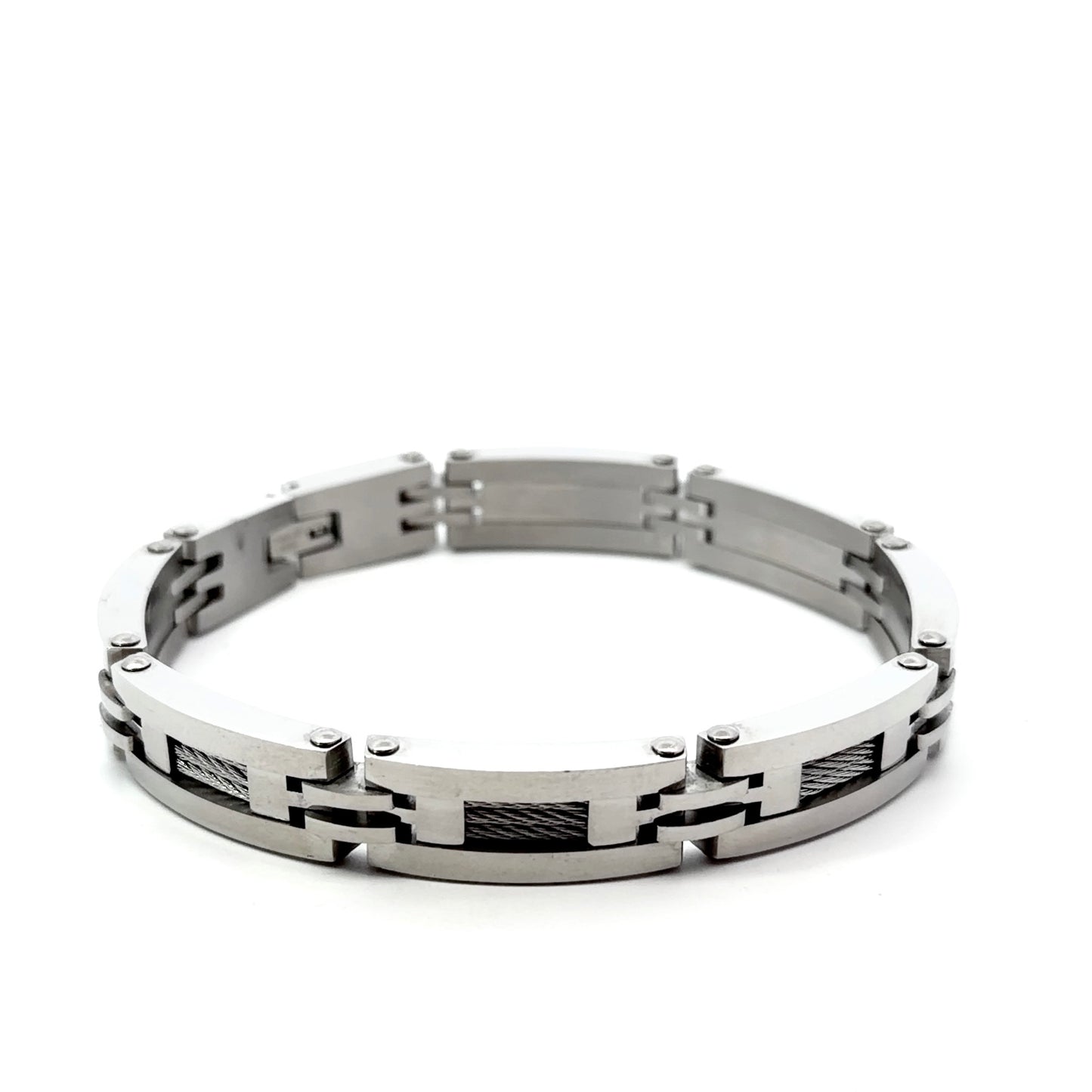 Men’s Stainless Steel Cable Bracelet