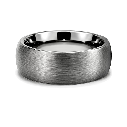 Brushed Charcoal 8 MM Tungsten Band