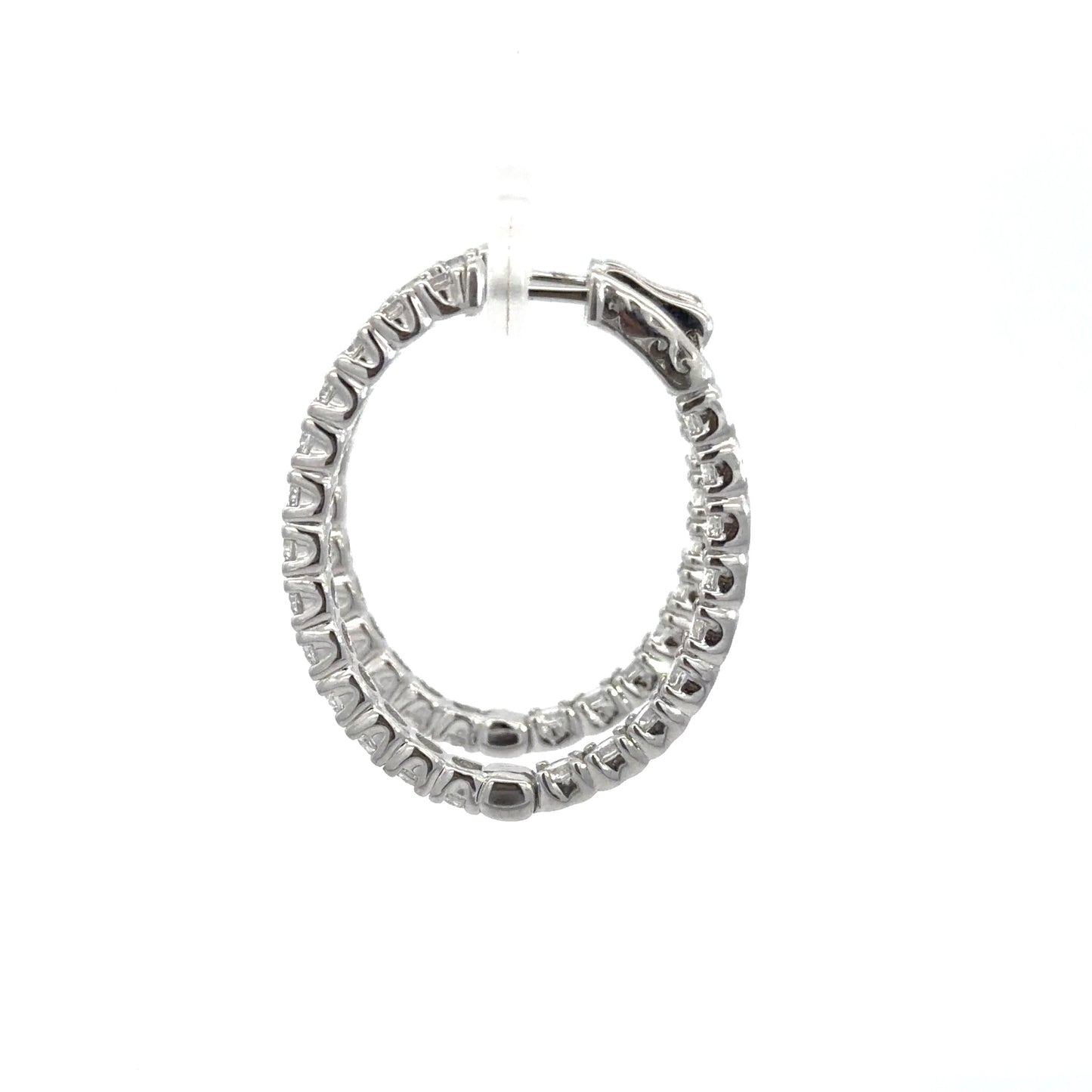 Luxury Oval Hoop Earrings