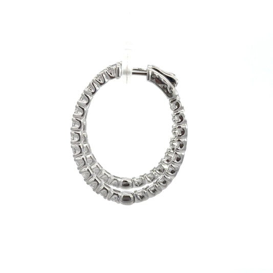 Luxury Oval Hoop Earrings