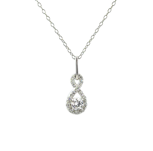 Sterling Silver Infinity Necklace