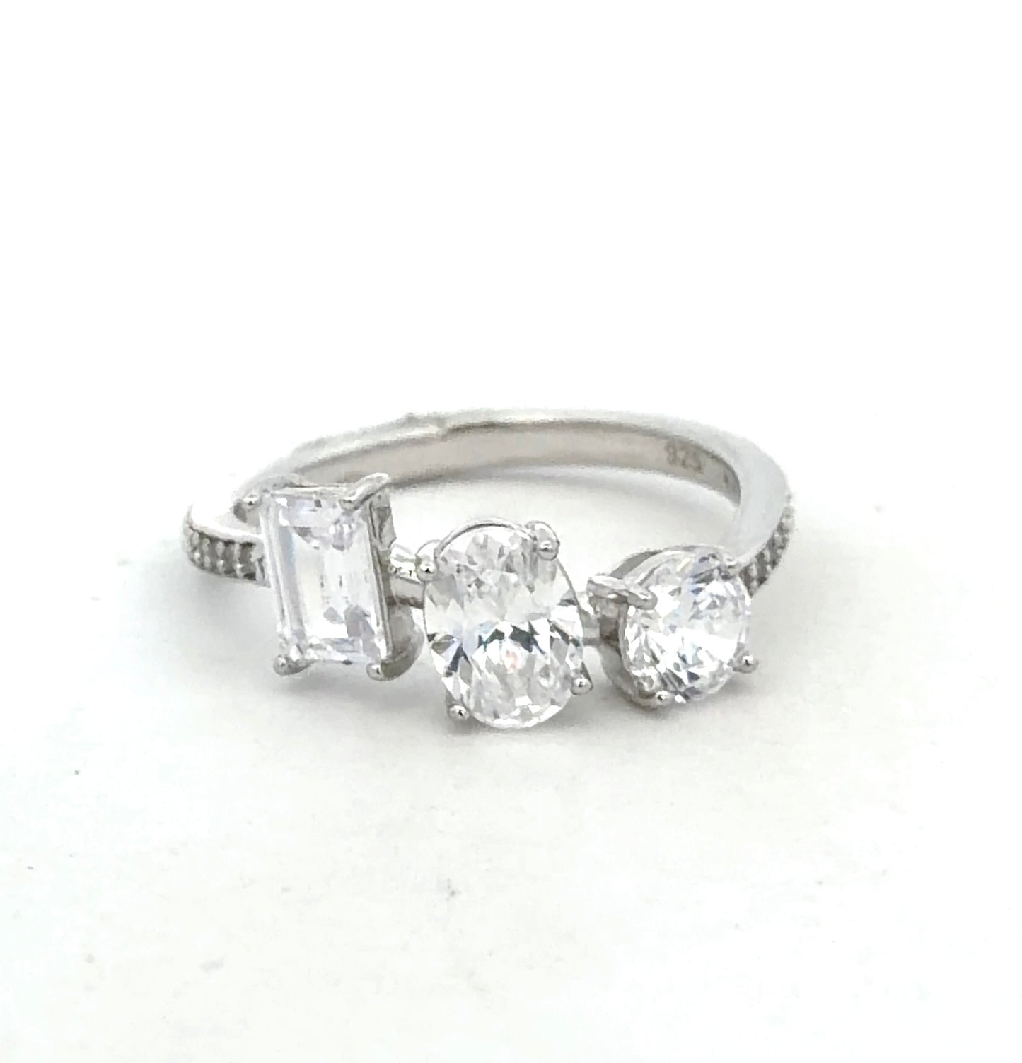 Sterling Silver Multi-Stone Ring