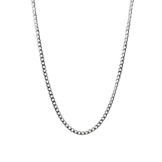 Stainless Steel 3MM Cuban Link Chain Necklace