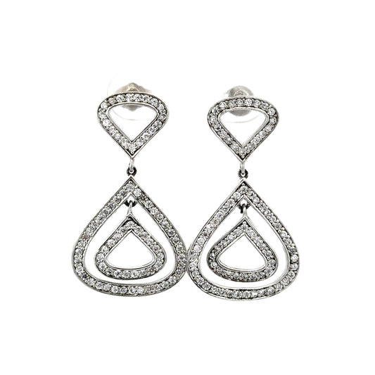 Pear-shaped Drop Earrings