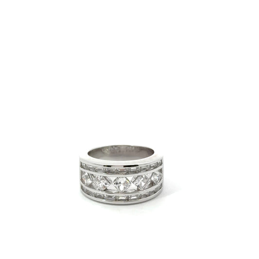 Sterling Silver Cubic Zirconia Ring