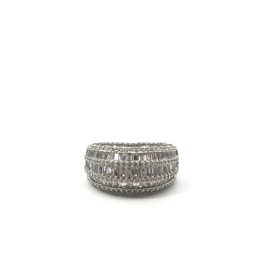 Sterling Silver Radiant Cocktail Ring