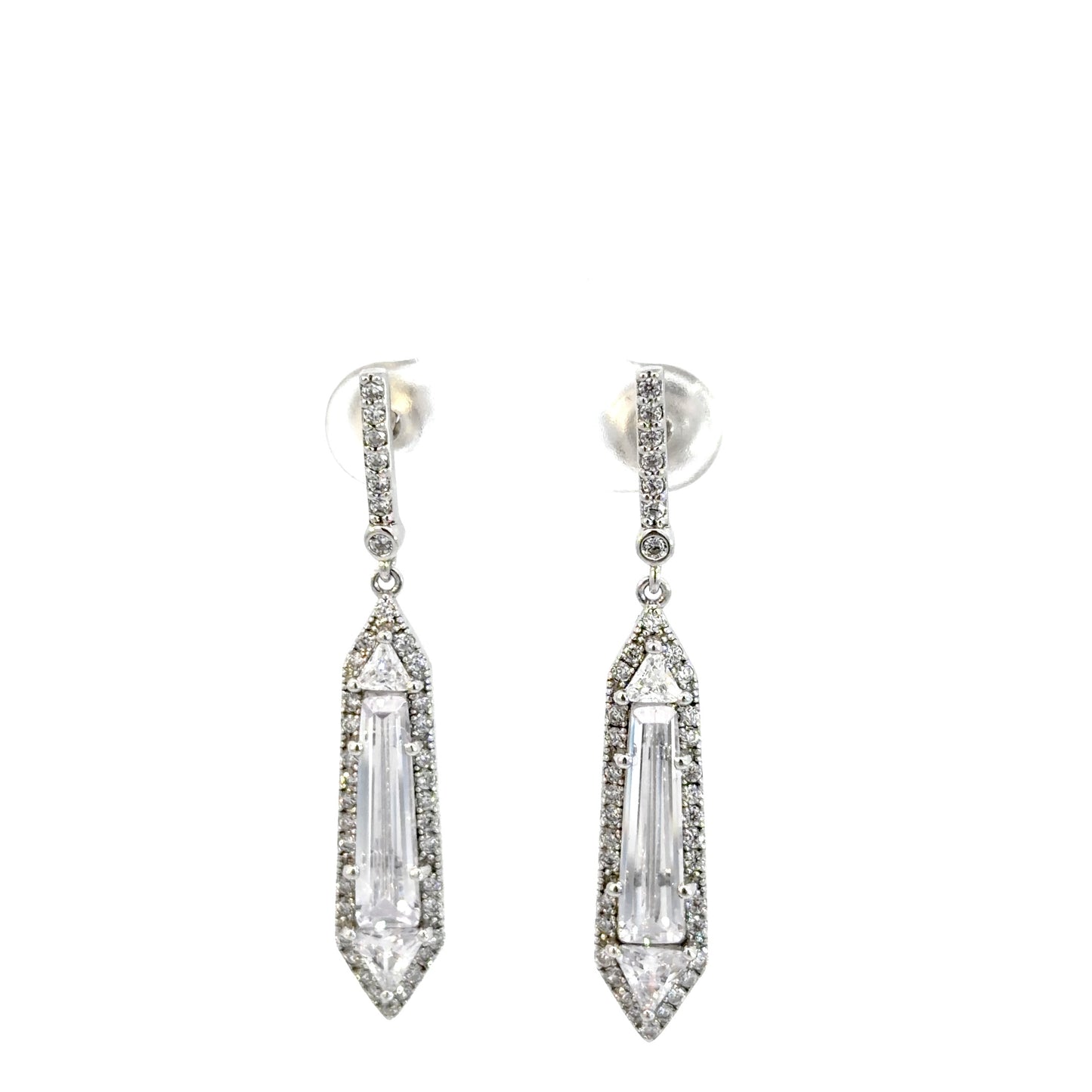Art Deco Inspired Drop Earrings