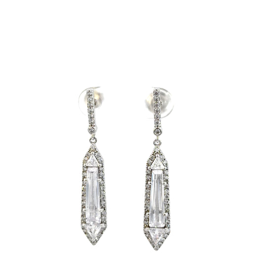 Art Deco Inspired Drop Earrings