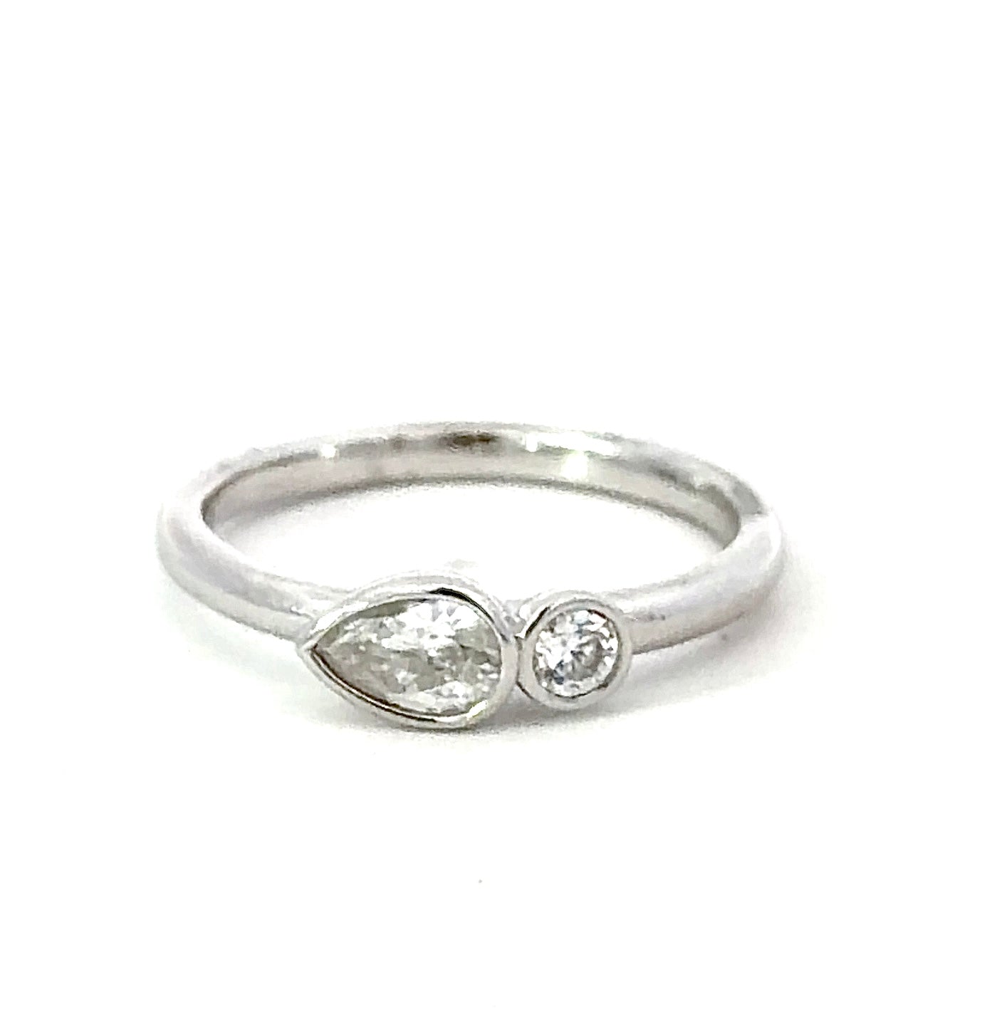 Sterling Silver Two-Stone Ring