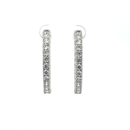 Luxury Oval Hoop Earrings