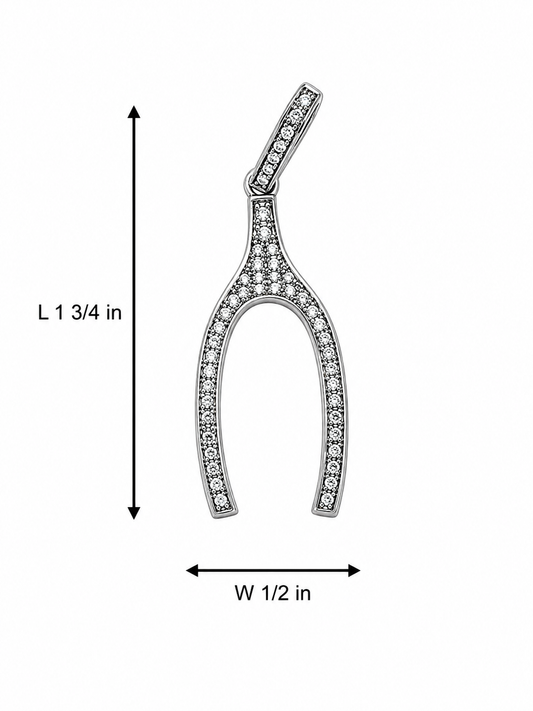 Sterling Silver Wishbone Pendant