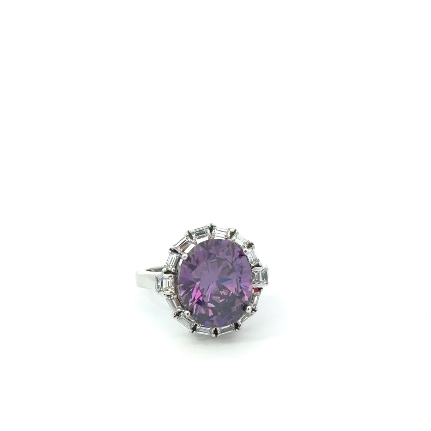 Sterling Silver Amethyst Cocktail Ring