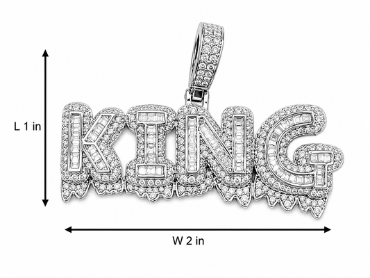 Sterling Silver King pendant