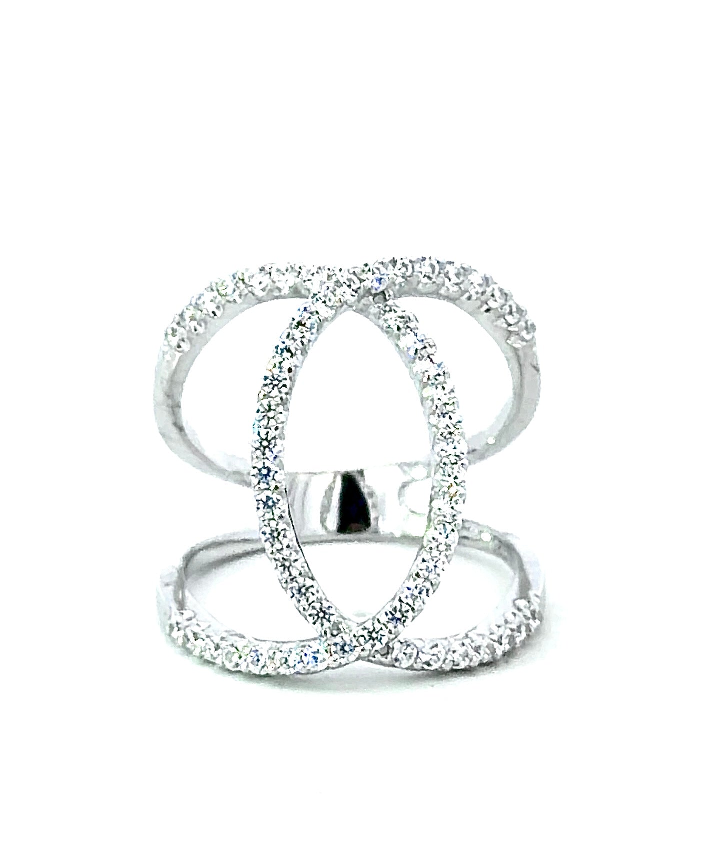 Sterling Silver Cubic Zirconia Ring