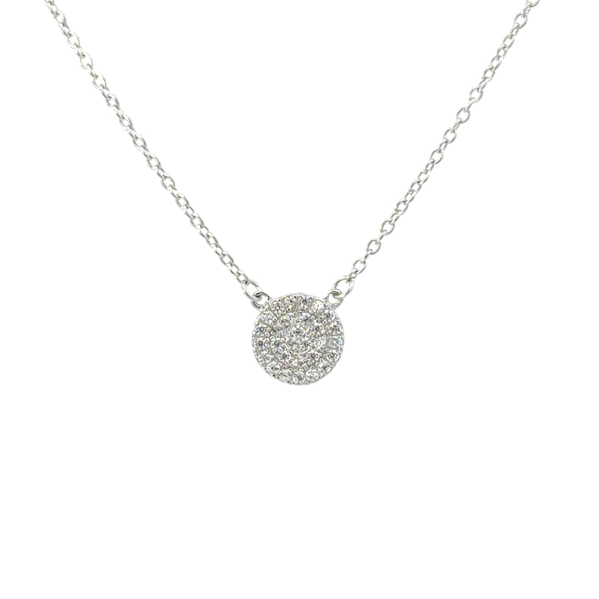 Sterling Silver Cubic Zirconia Necklace