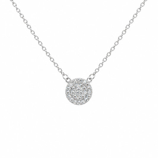 Sterling Silver Cubic Zirconia Necklace