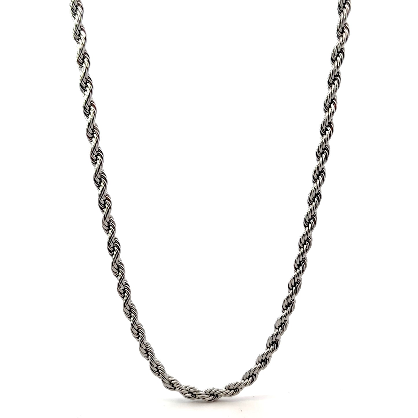 Classic Stainless Steel Rope 4MM Chain Necklace