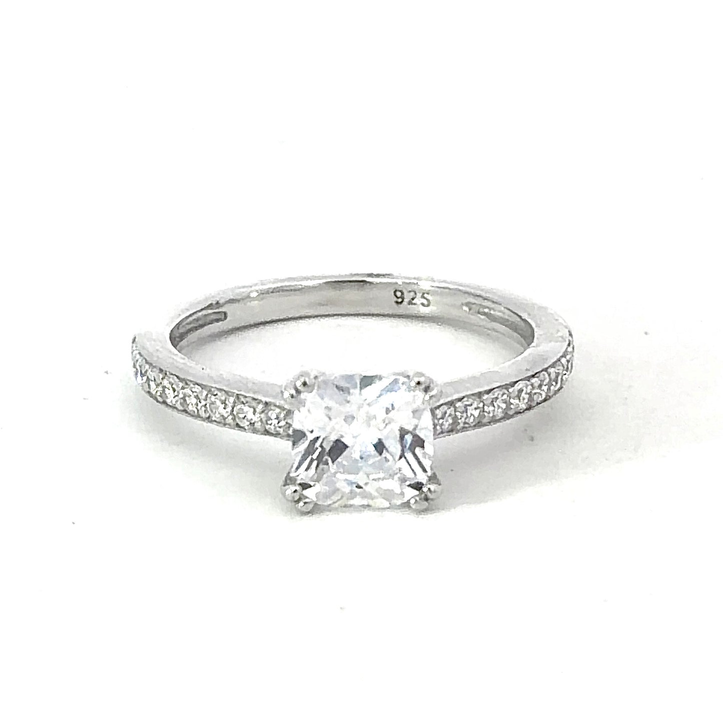 Sterling Silver Cubic Zirconia Ring