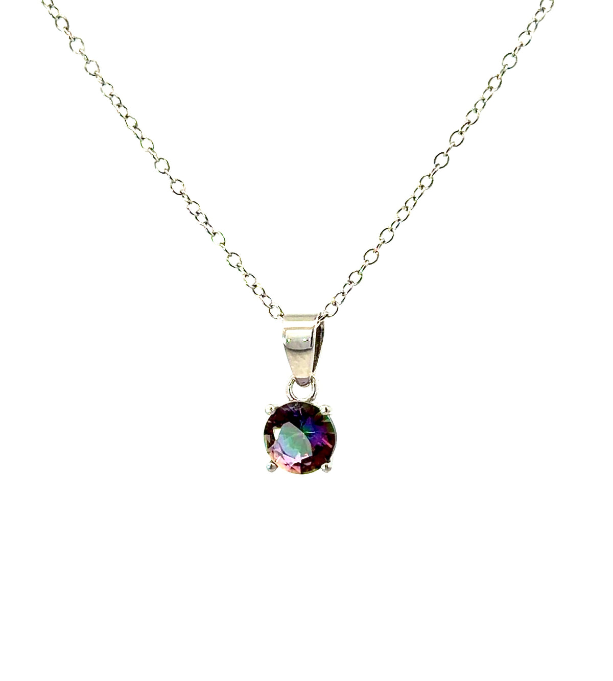 Sterling Silver Amethyst Necklace