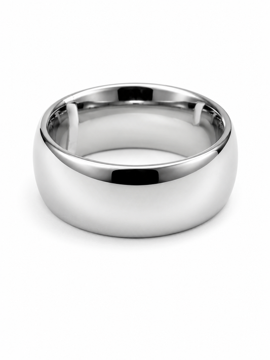 Classic High-Polish Domed 8MM Tungsten Band
