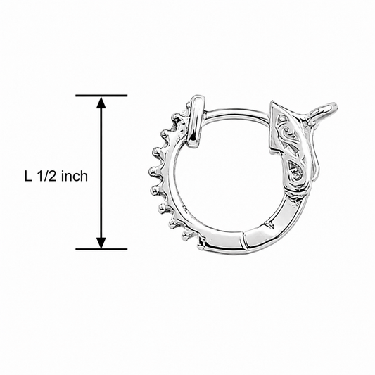 Sterling Silver Hoop Earrings