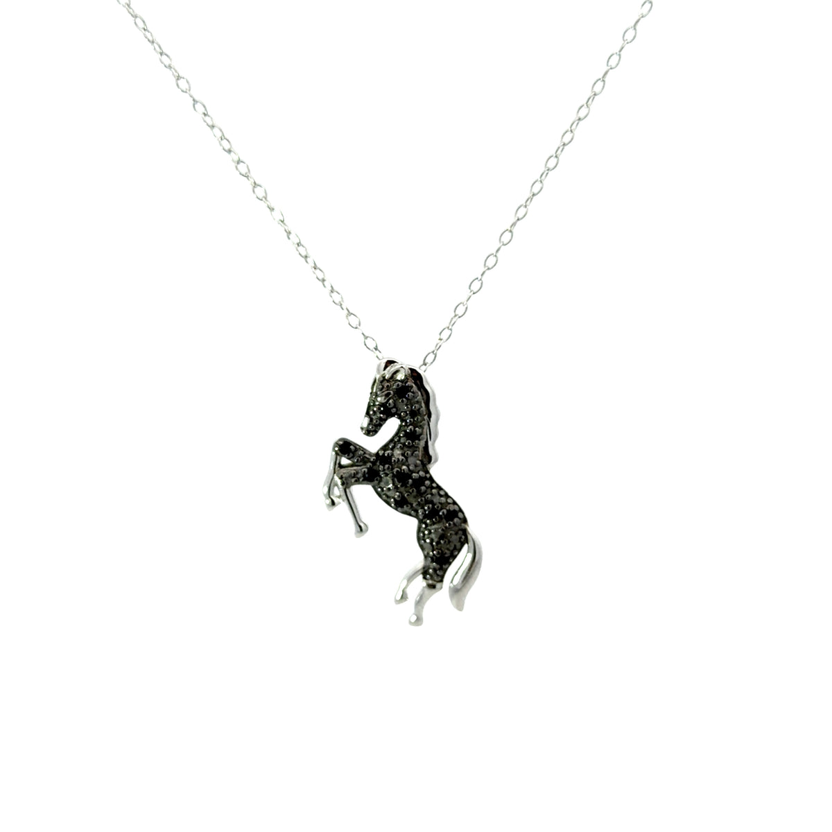 Sterling Silver Horse Necklace