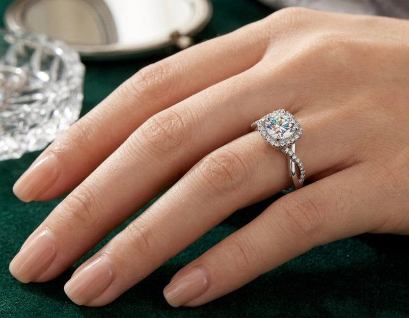 Sterling Silver Twisted Band  Ring