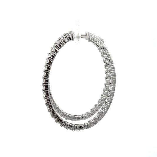 Luxury Oval Hoop Earrings