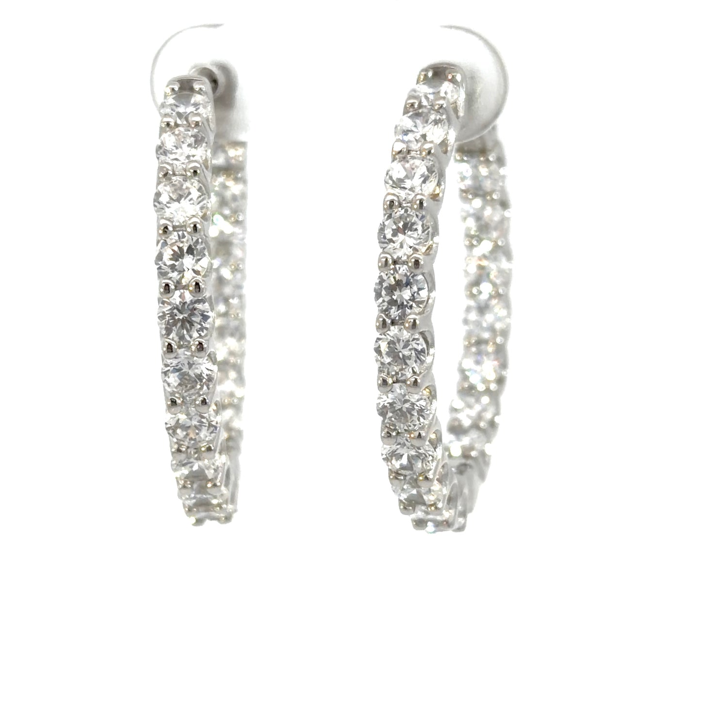 Radiant Hoop Earrings