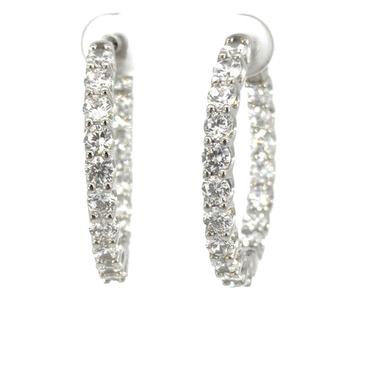 Radiant Hoop Earrings